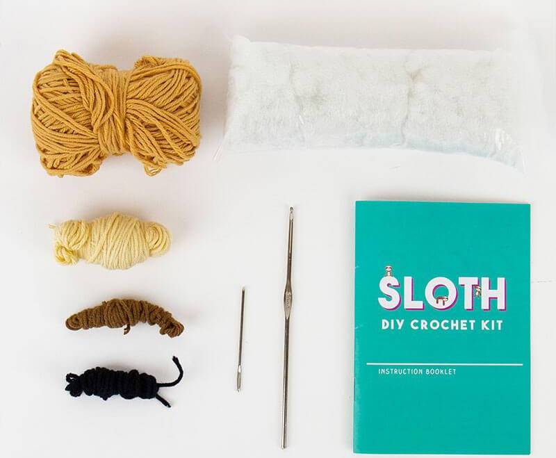 DIY Sloth Crochet Kit