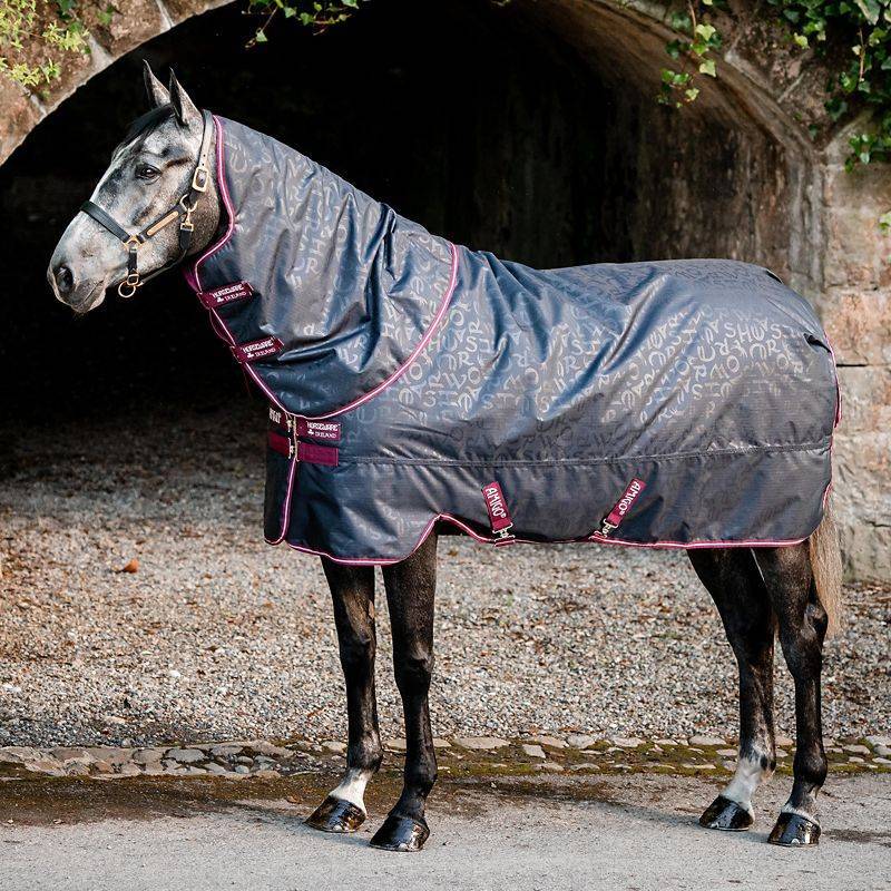 Hero Ripstop Plus Lite Turnout Rug - Navy/Tan
