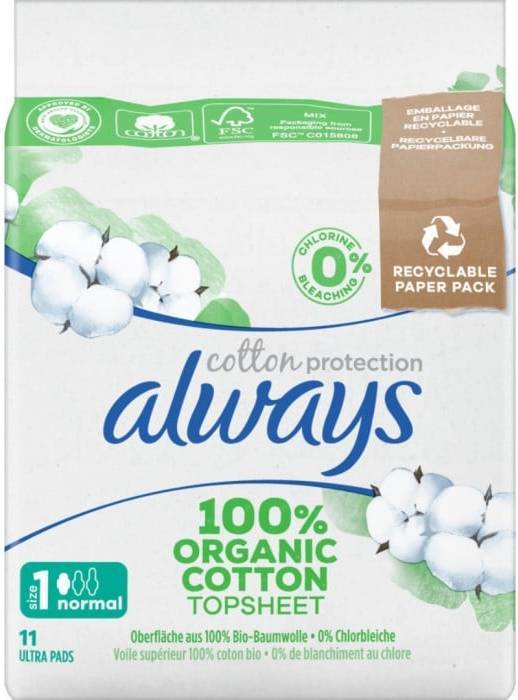 Always ultra binden Always Cotton Protection Normal 11 St