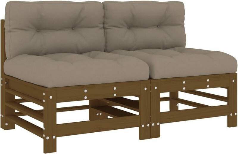 vidaXL Mittensoffor dynor 2 Modulsoffa