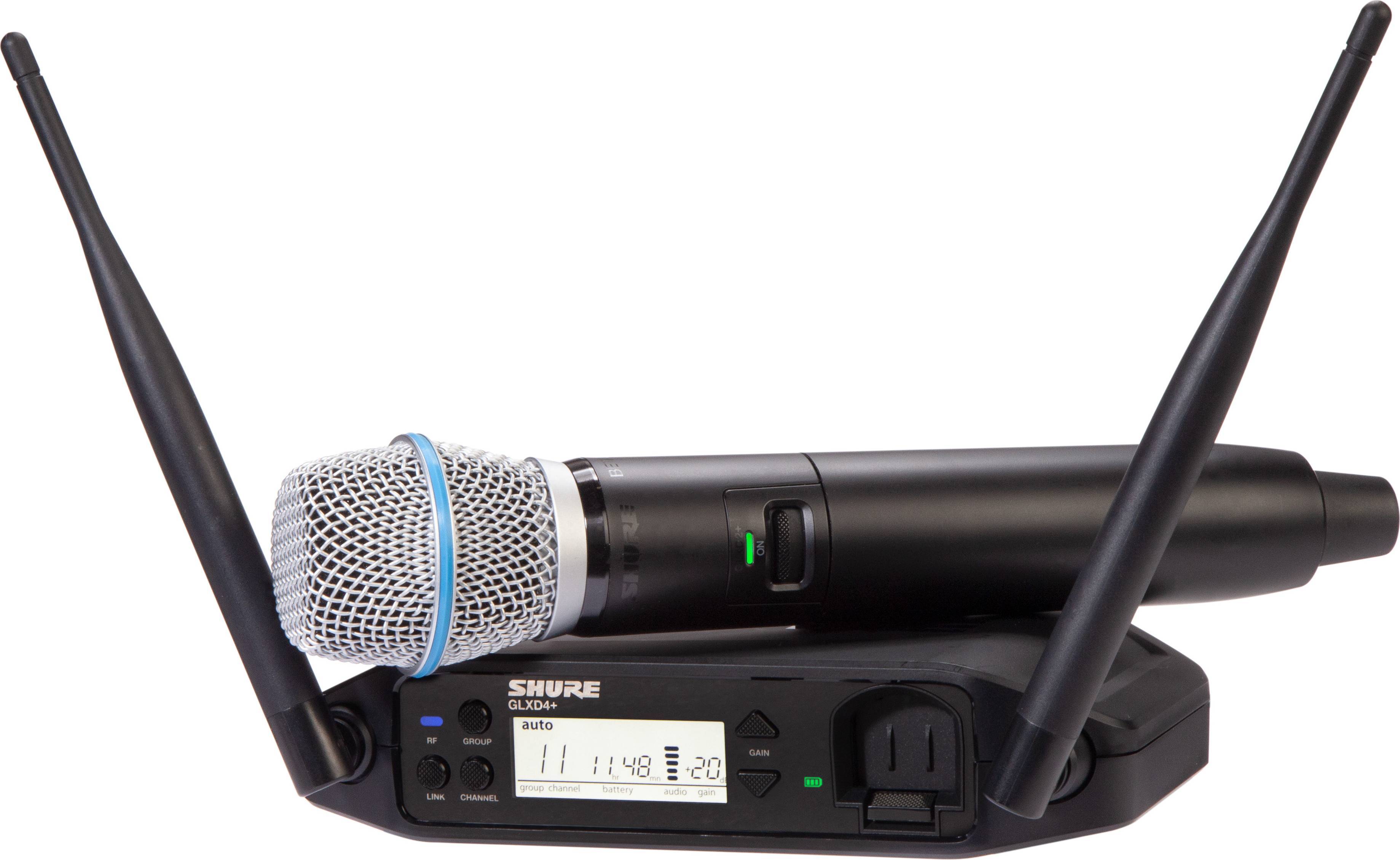 Shure GLXD24 BETA87A Wireless Microphone System