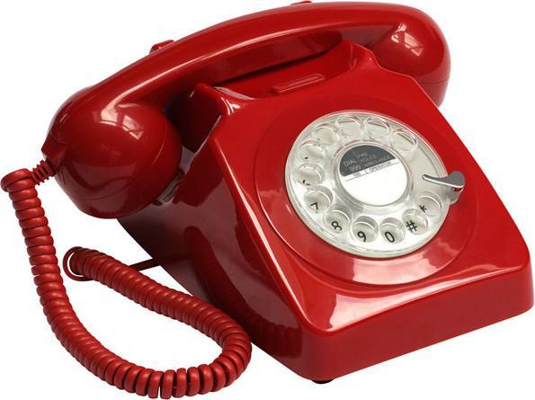Téléphone Rétro 746 Rouge