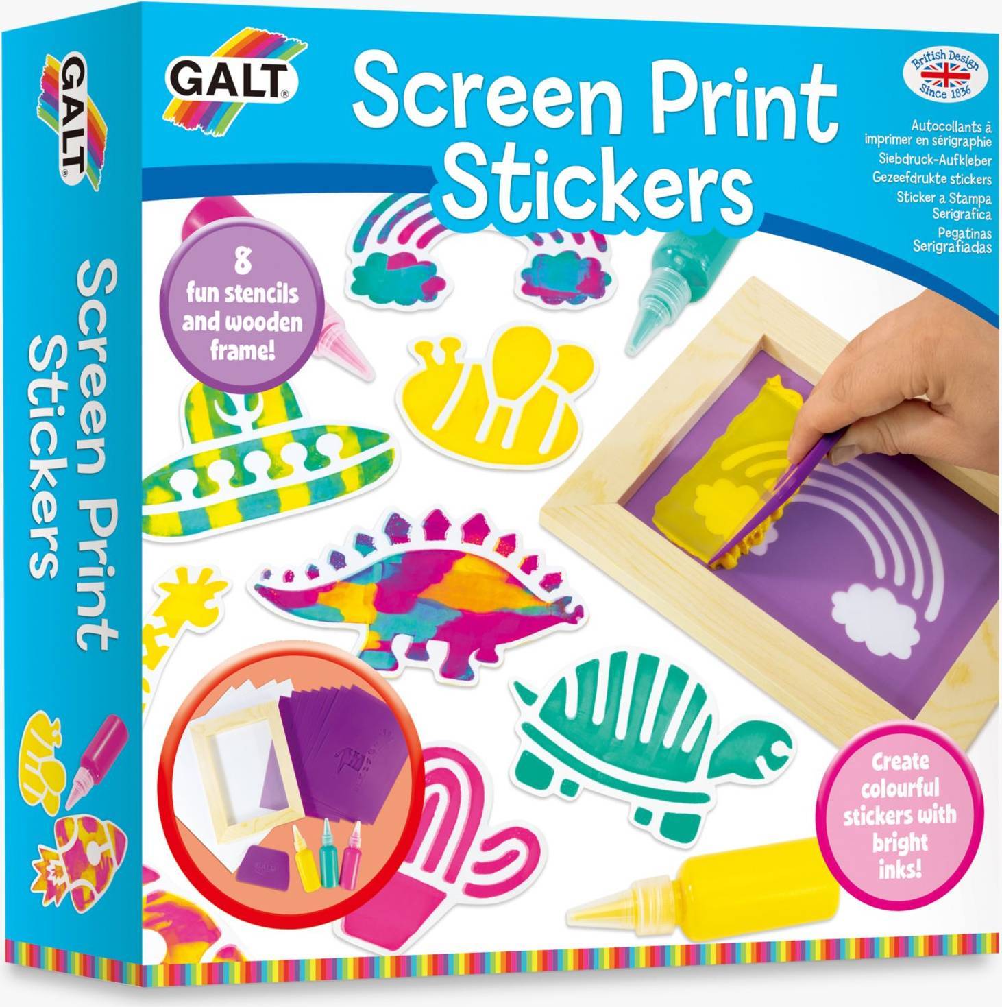 Screen Print Stickers