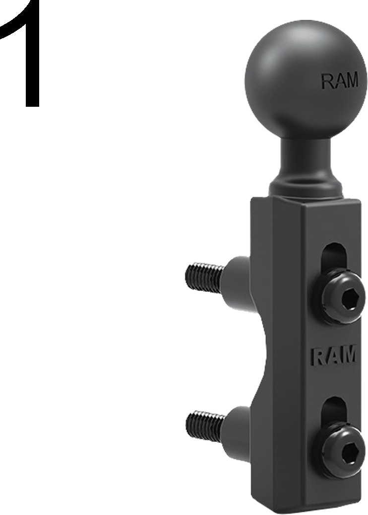 RAM Mounts Brake Clutch Base Chrome