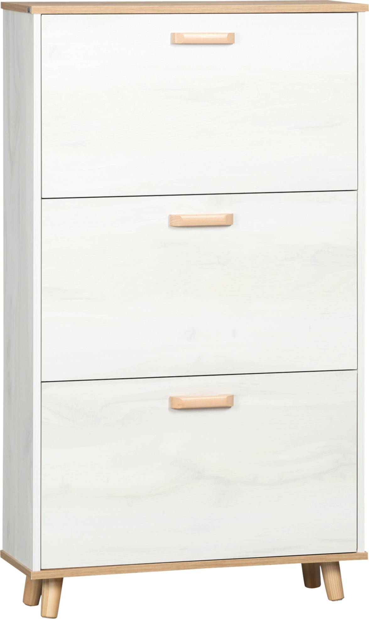 Homcom Slim Cream Shoe Rack 70x122cm
