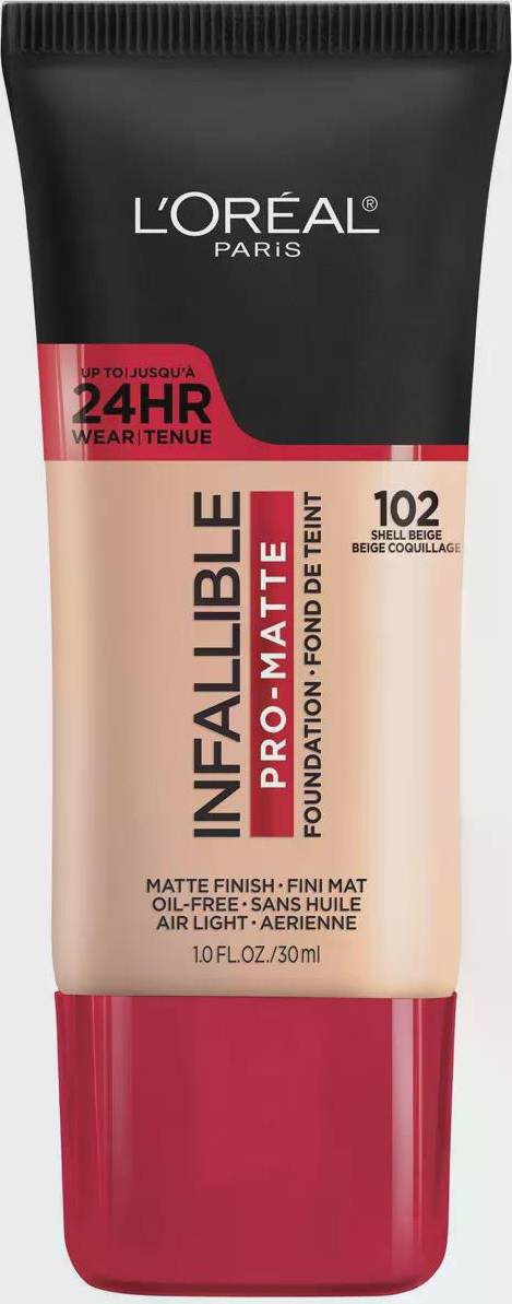 Loreal infallible foundation L'Oréal Paris Infallible Pro-Matte Foundation #102 Shell Beige