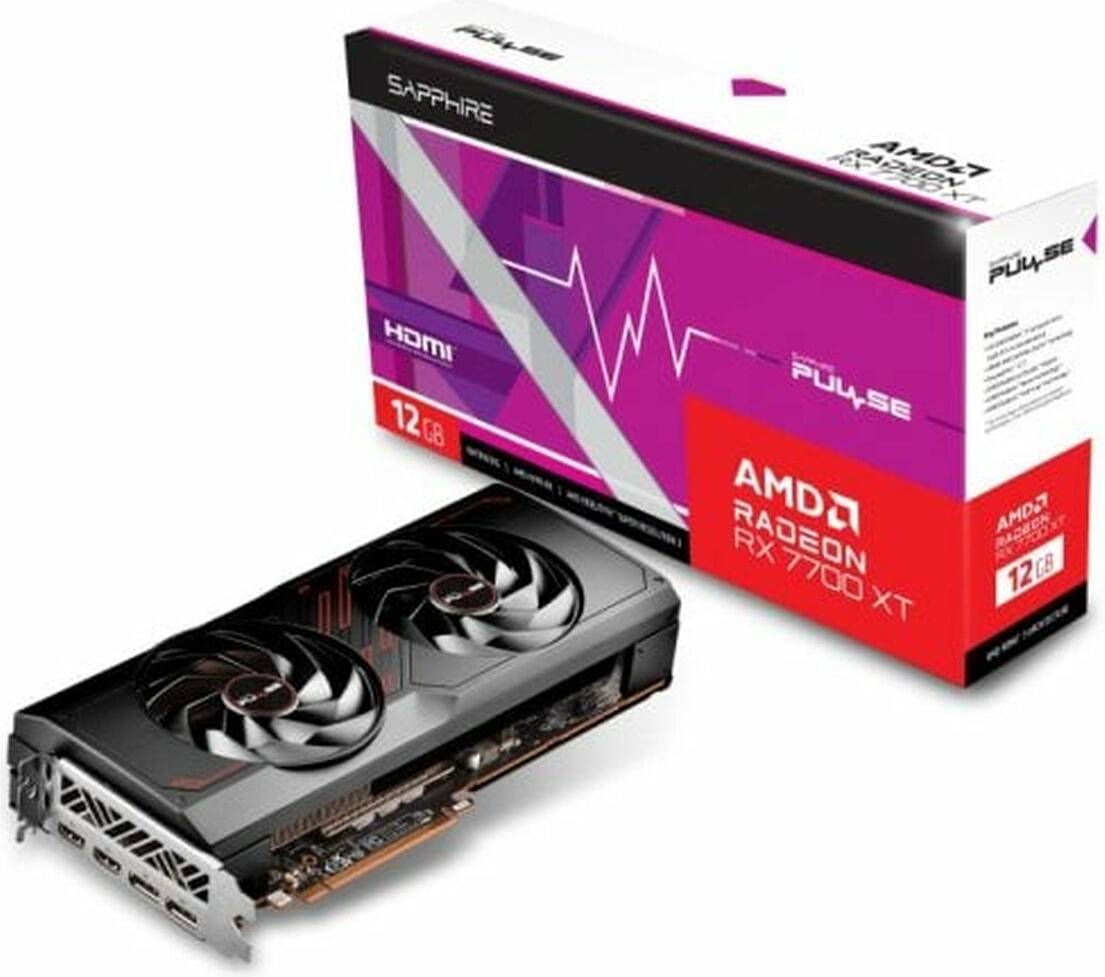 PULSE RADEON RX 7700 XT 2xHDMI 2xDP 12GB