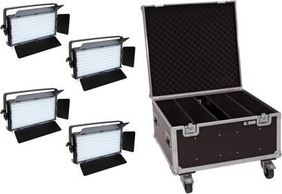 Eurolite Set 4x LED PLL-480 QCL Panel Case