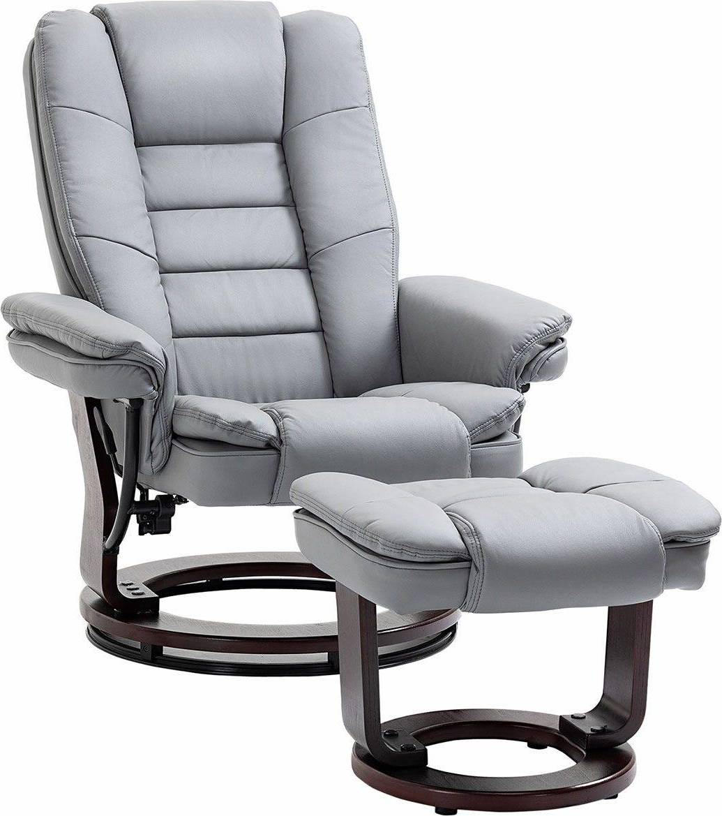 Swivel recliner chairs Homcom Swivel Manual