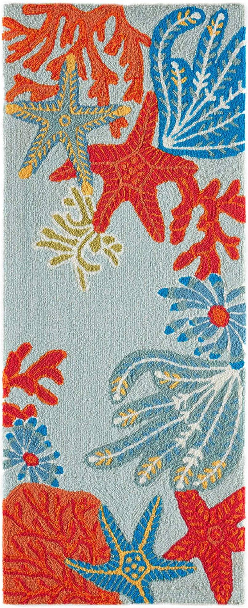 Liora Manne Ravella Ocean Scene Blue