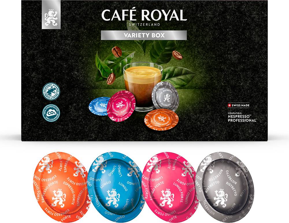 Variety box Nespresso Pro.
