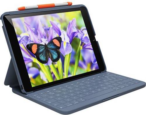 Keyboard ipad 9th Logitech Rugged Lite Keyboard Case for iPad 7th/8th/9th Gen