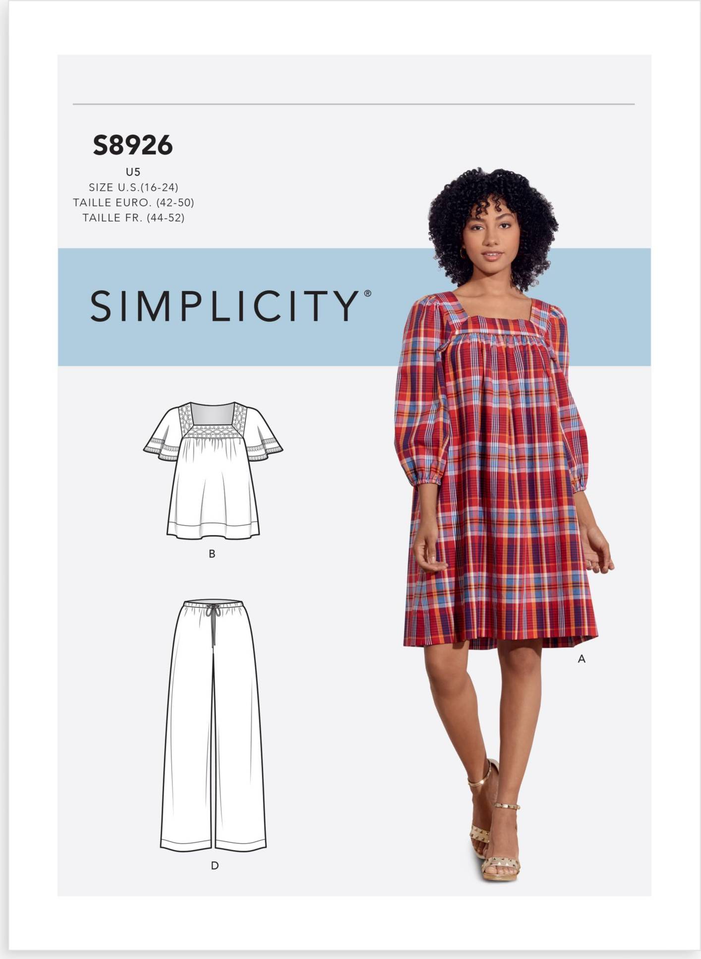 Simplicity Paper Sewing Pattern 8926