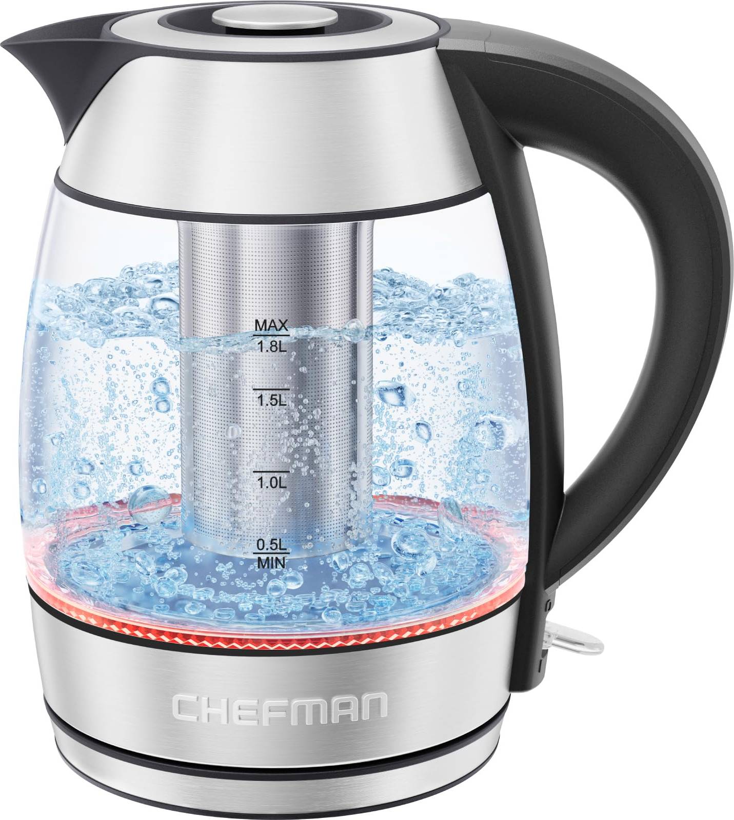 Chefman electric kettle Chefman RJ11-18-TI-KW