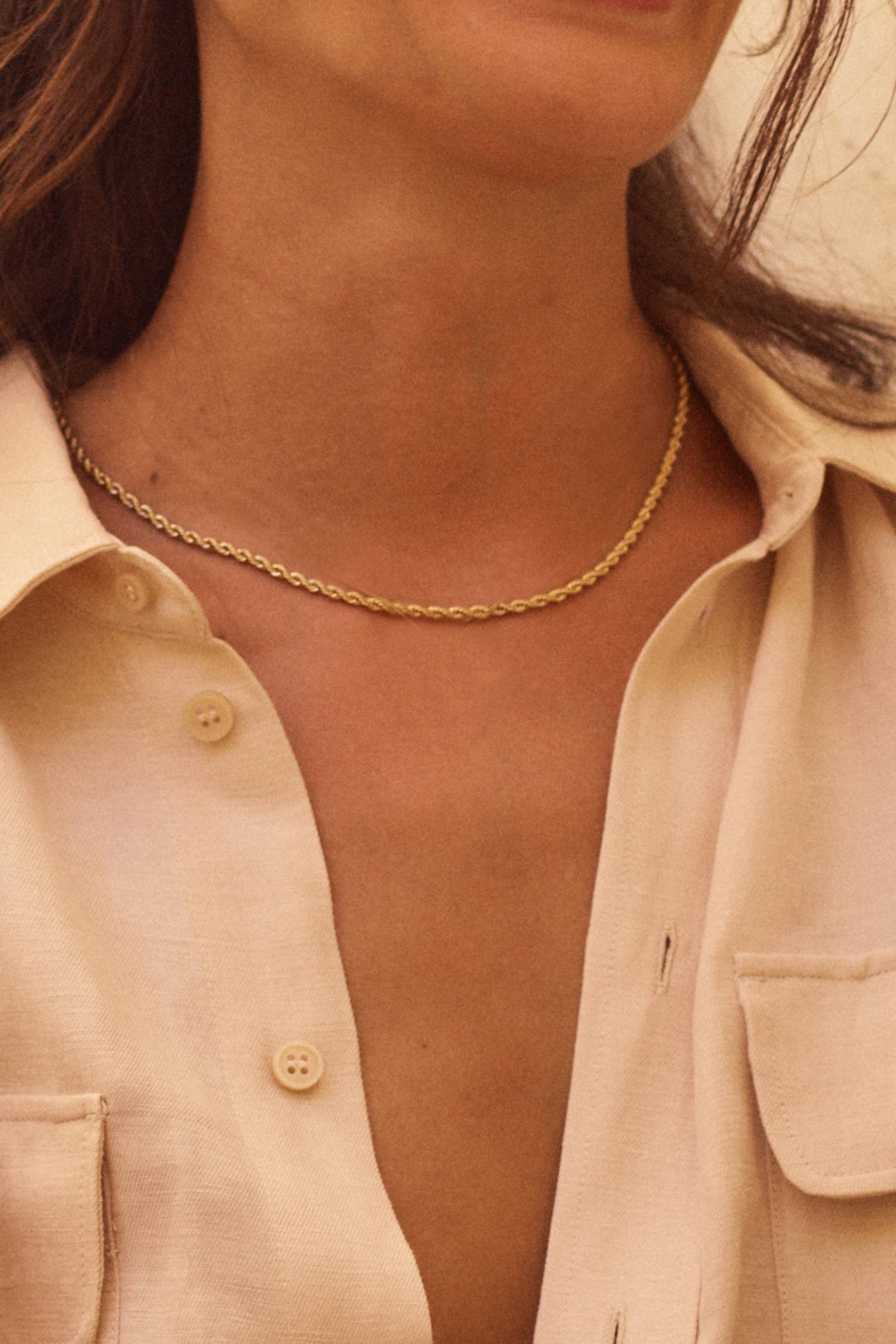 Edblad Rope chain necklace