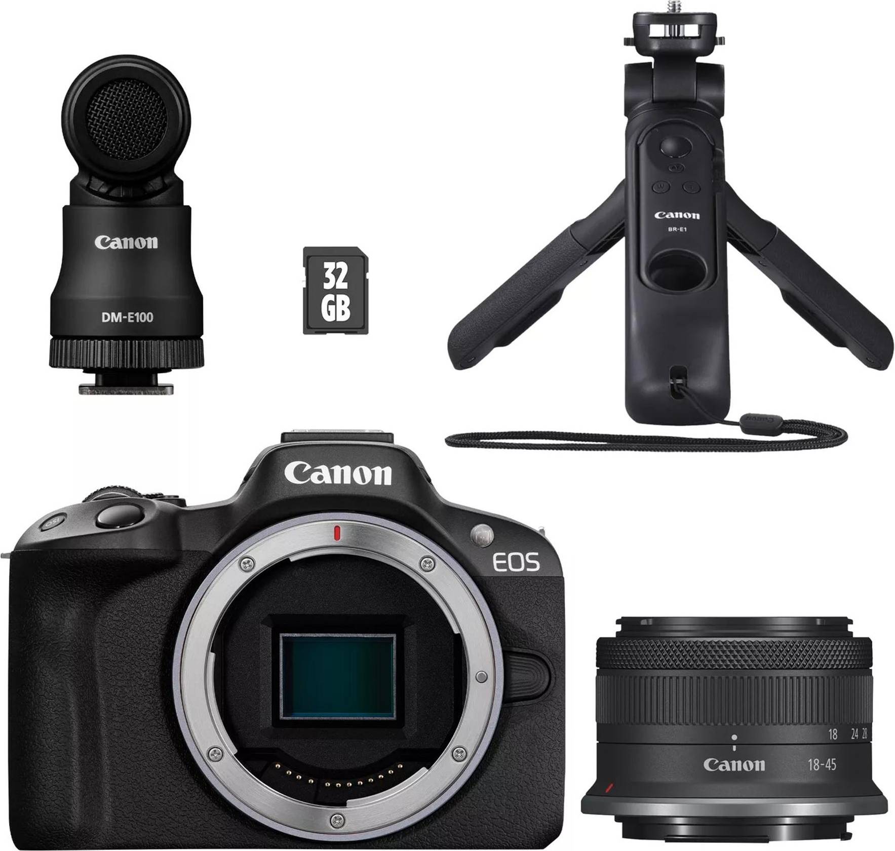 EOS R50 + RF-S 18-45mm F4.5-6.3 IS STM + Creator Kit