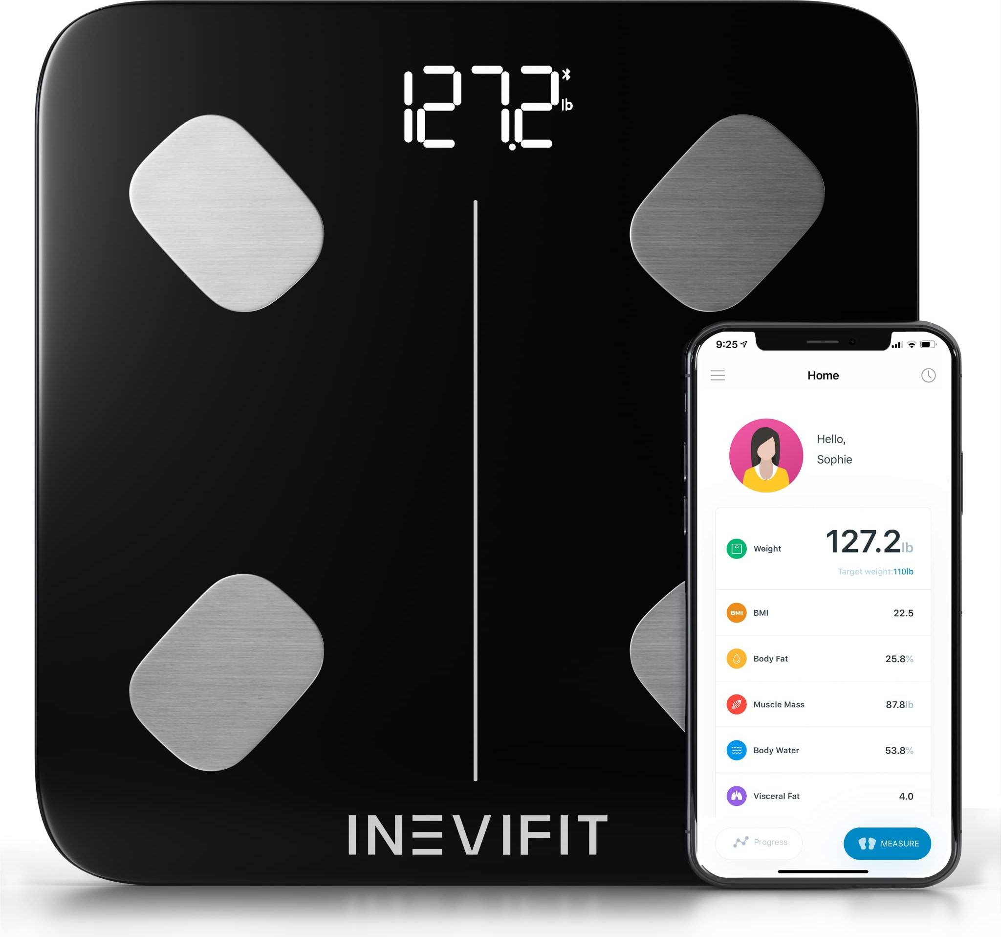 Bmi scale INEVIFIT Smart Body Composition Scale Tracking