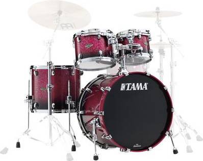 Tama Starclassic Walnut Birch 4pc Shell Pack Molten Raspberry Fade