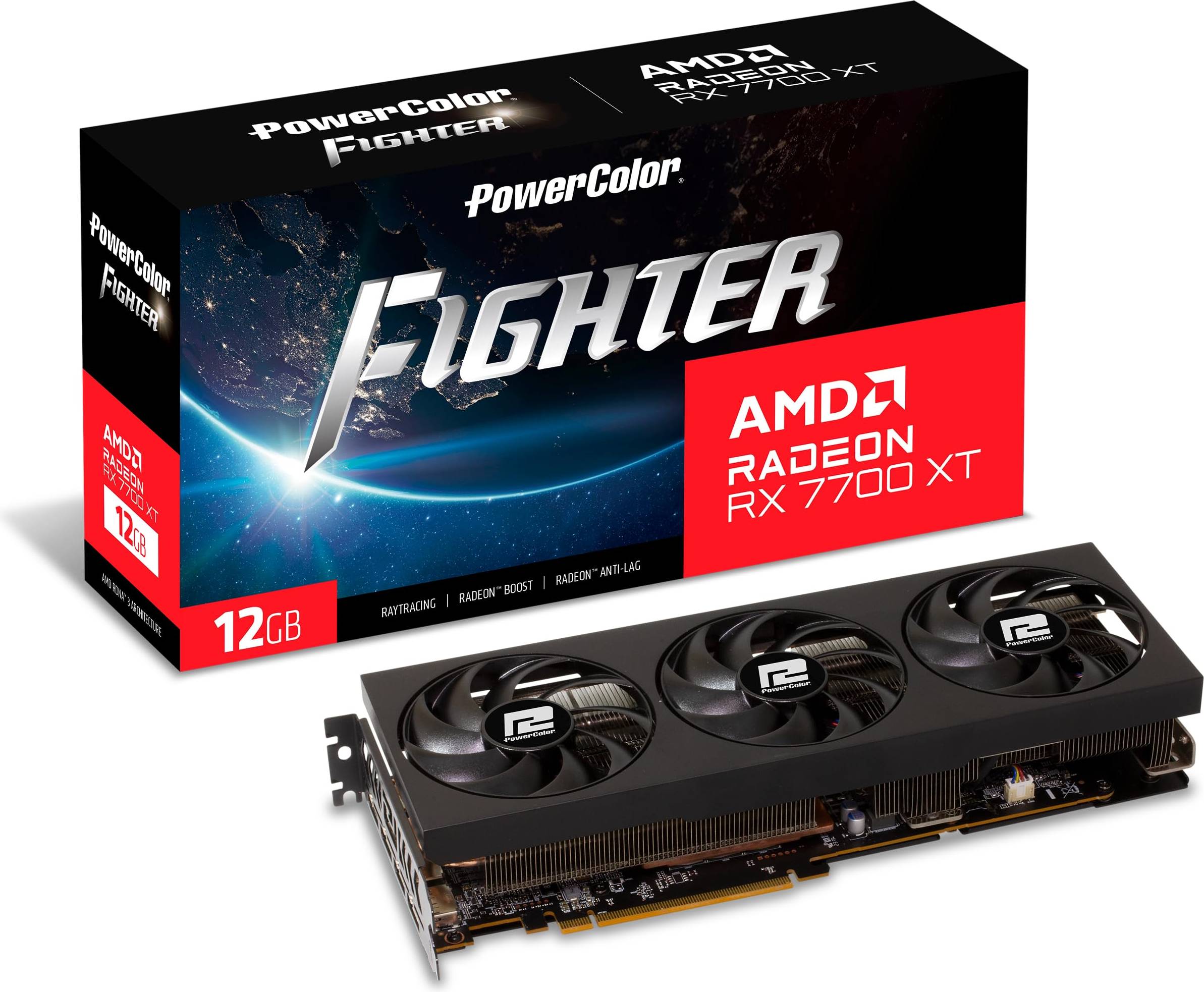 Fighter AMD Radeon RX 7700 XT HDMI 3xDP 12GB
