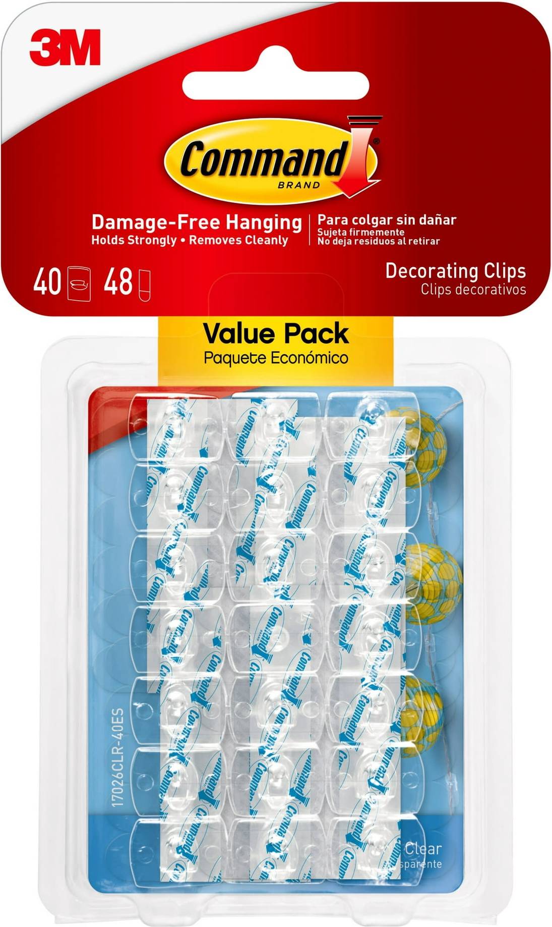 Command Decorating Clips Picture Hook 40pcs