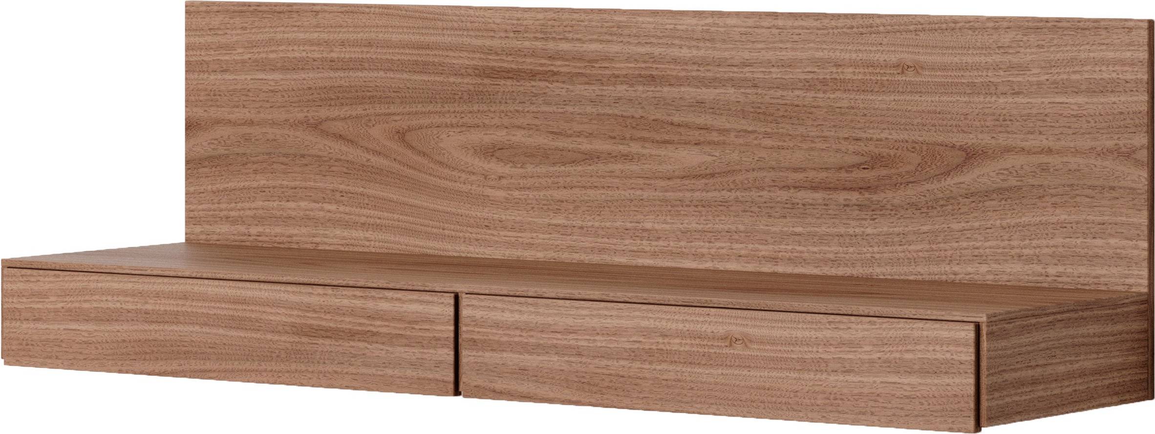 NEW WORKS. Tana Media Module Walnut Writing Desk