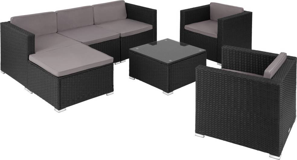 Rattan lounge tectake Rattan Lounge Lignano