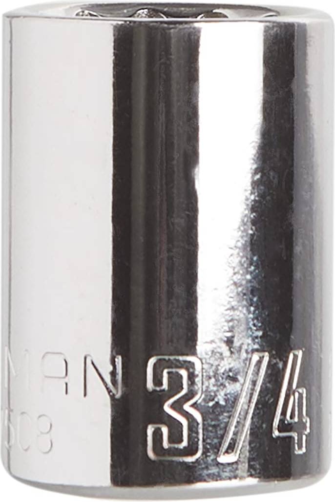 Craftsman SAE 12 Point Standard Shallow Socket, 1/2-Inch Drive Socket Bit