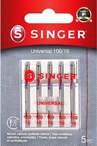 Sewing machine needles Singer Universal Regular Point Machine Needles 5/Pkg