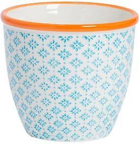 Nicola Spring Rinkit Hand-Printed Plant Pot 14Cm