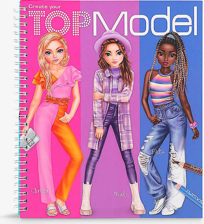 Depesche Create Your TopModel Colouring Book