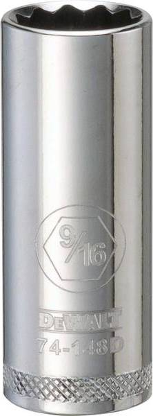 Stanley Tools Deep 12-Point 9/16 In 3/8 In Drive Deep Socket Head Socket Wrench