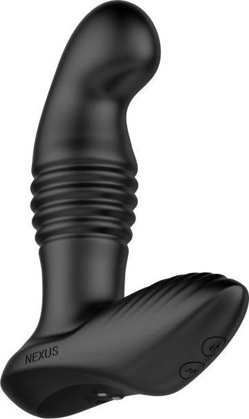 Thrust Remote Control Thrusting Prostate Massager- Black