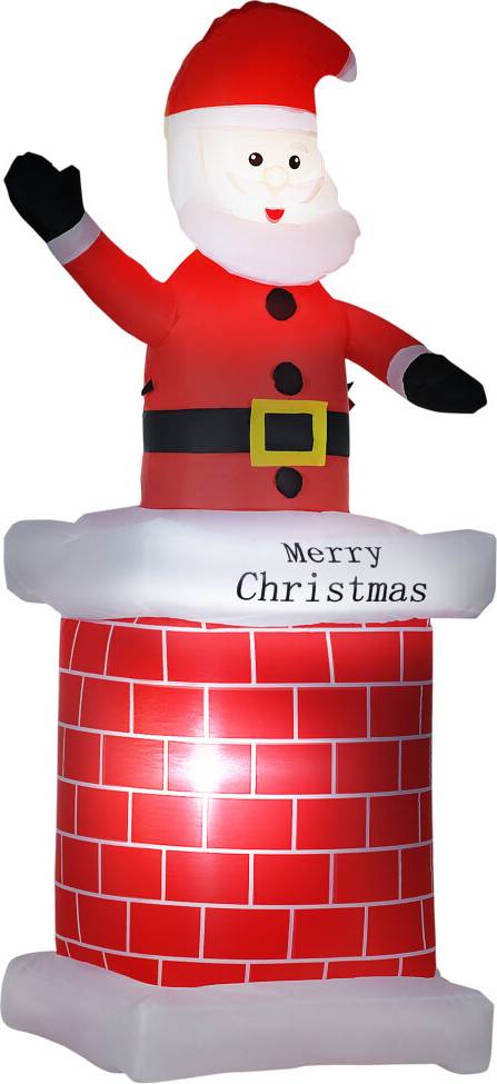 Homcom Inflatable Santa Claus Julpynt 210cm