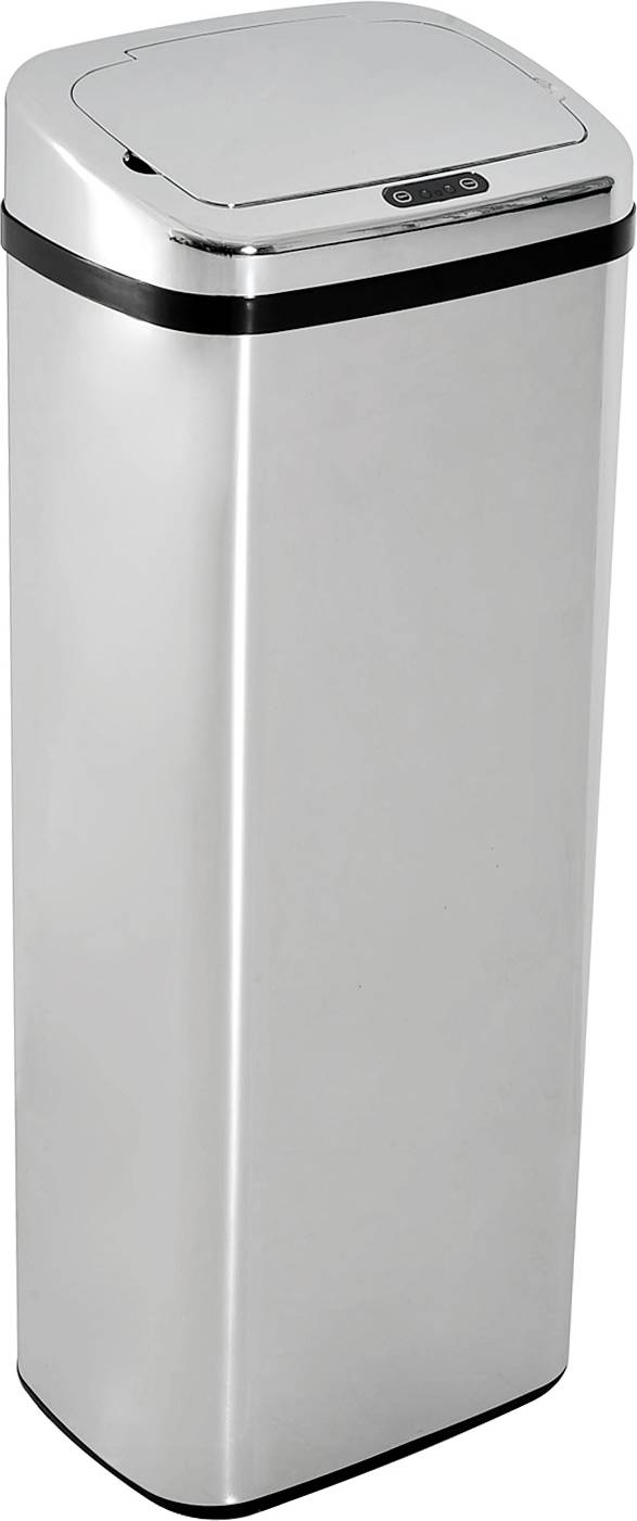 Homcom Automatisk Soptunna 50L Med Sensor Rostfritt Stål