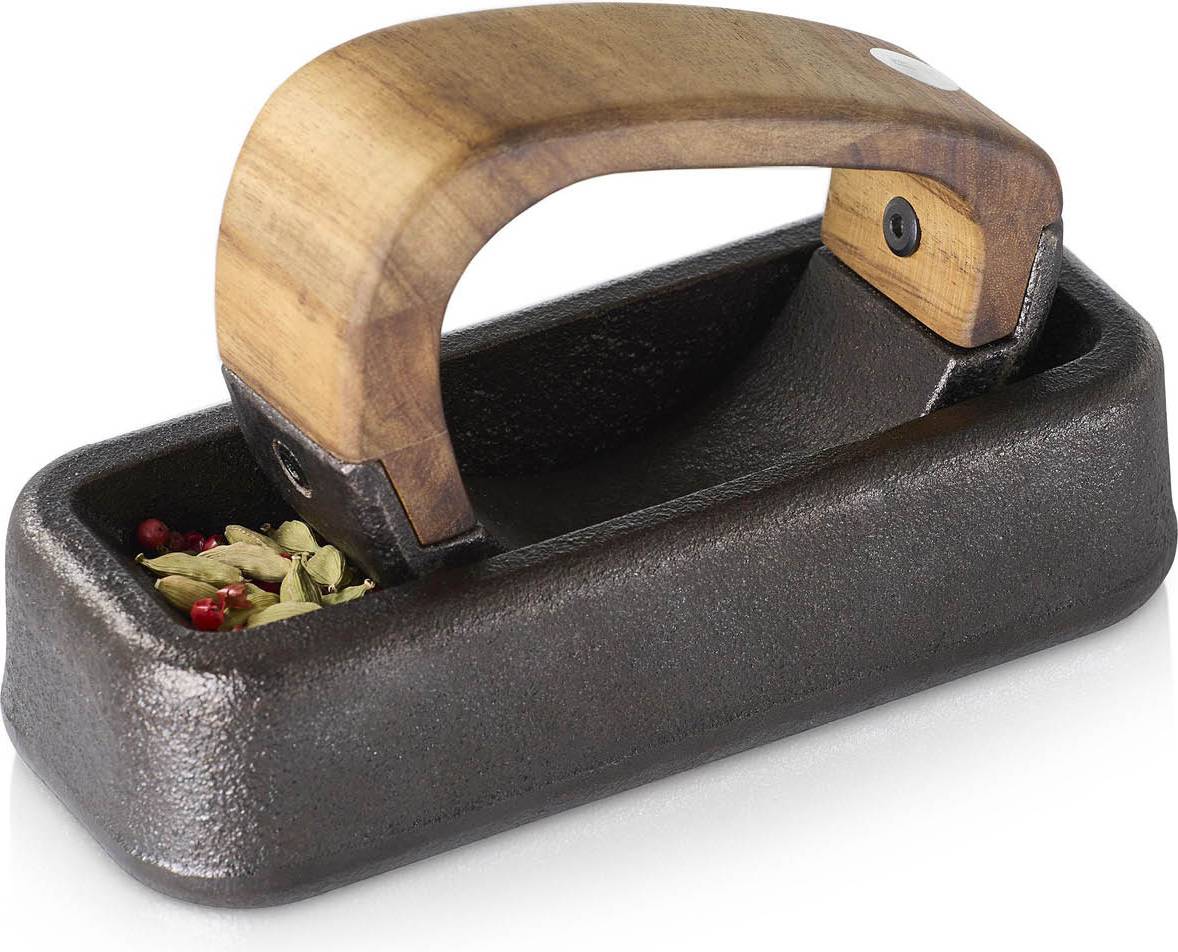 Adhoc Rocca Rocking Black Brown Pestle & Mortar