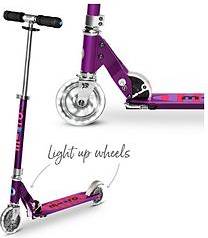Scooter Micro Sprite LED Purple Stripe