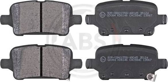 Brake Pad Set Disc Brake 35124