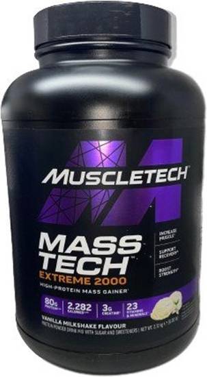 Mass gainer protein powder Muscletech MassTech Extreme Protein Powder 6lbs