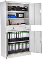 tectake Filing with 2 Storage Cabinet