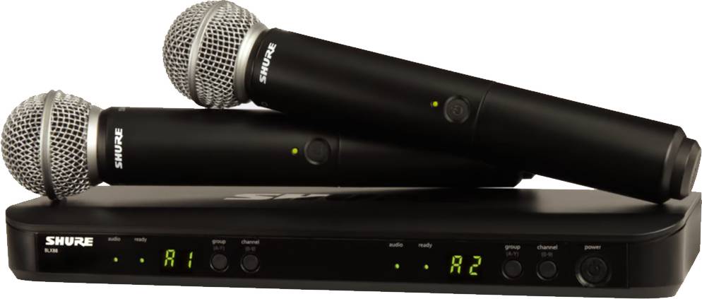 Shure sm58 Shure BLX288/SM58 Radiomicrofono Palmare Dual System