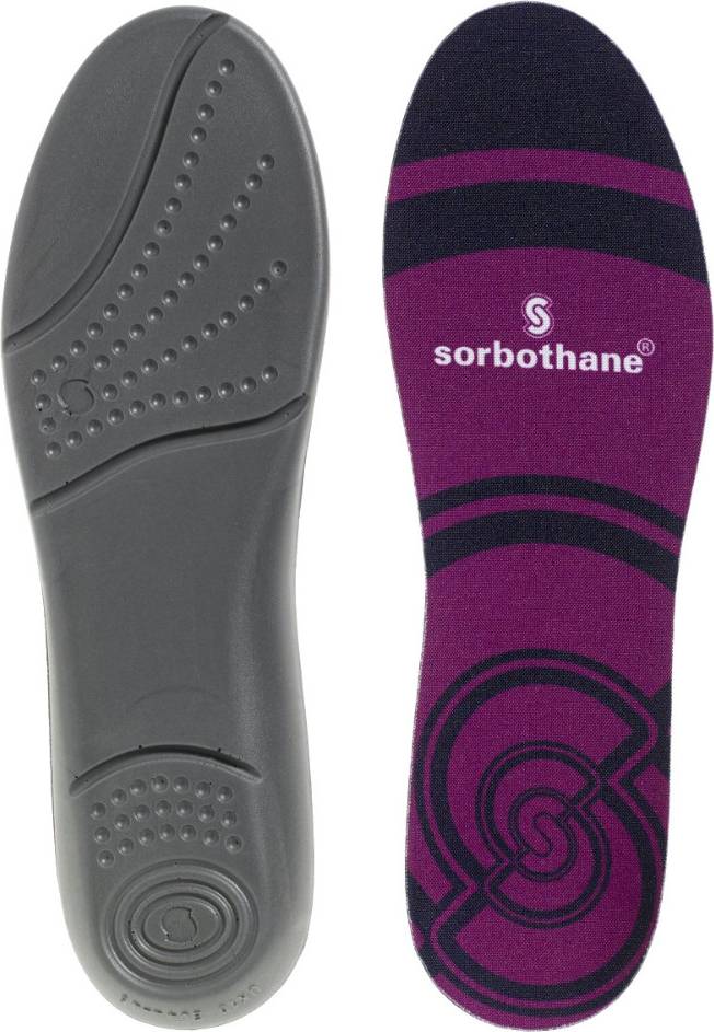 Stötdämpande sulor Sorbothane Shock Absorbing Insole - Purple