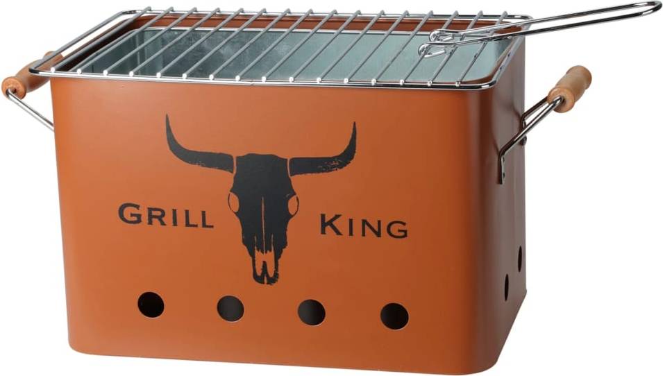 Barbacoa Rectangular Naranja Mate