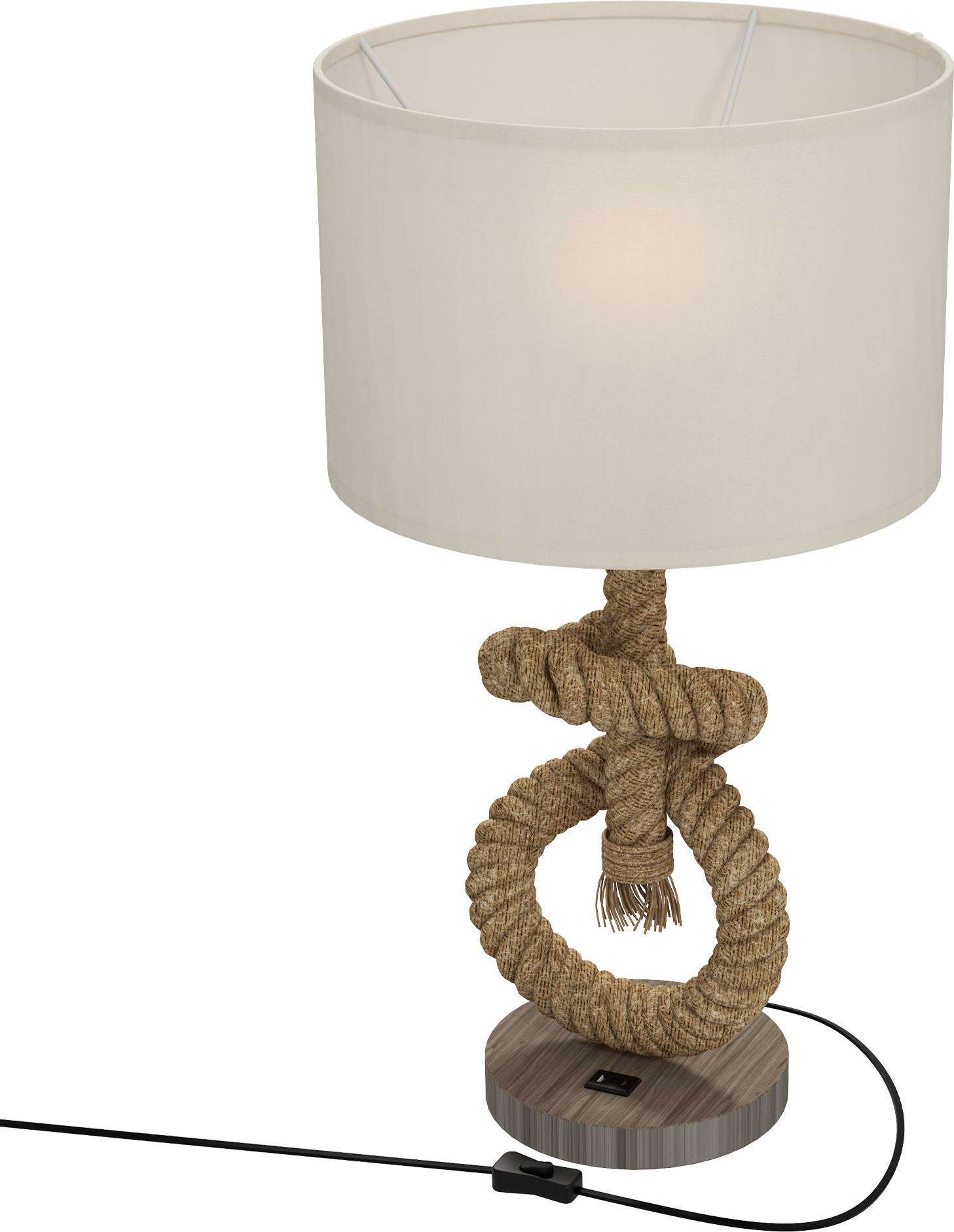 Homcom Nautical Rope Table Lamp