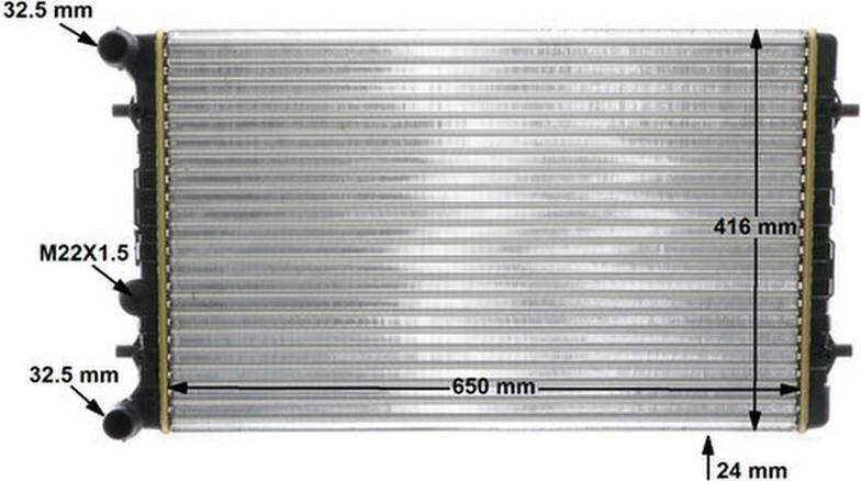 Mahle Engine Radiator CR 368 001S