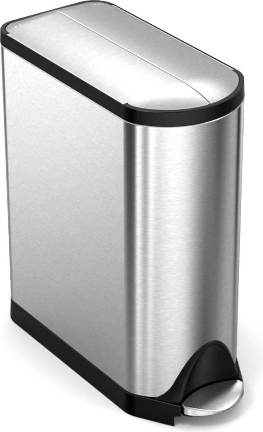 Simplehuman trash can Simplehuman Dual Compartment Butterfly Step