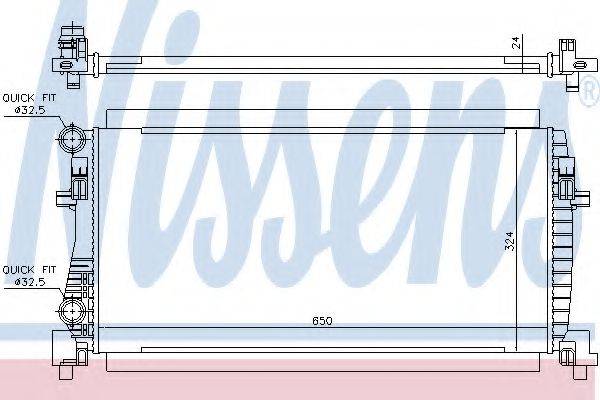 Nissens 65317 Radiator