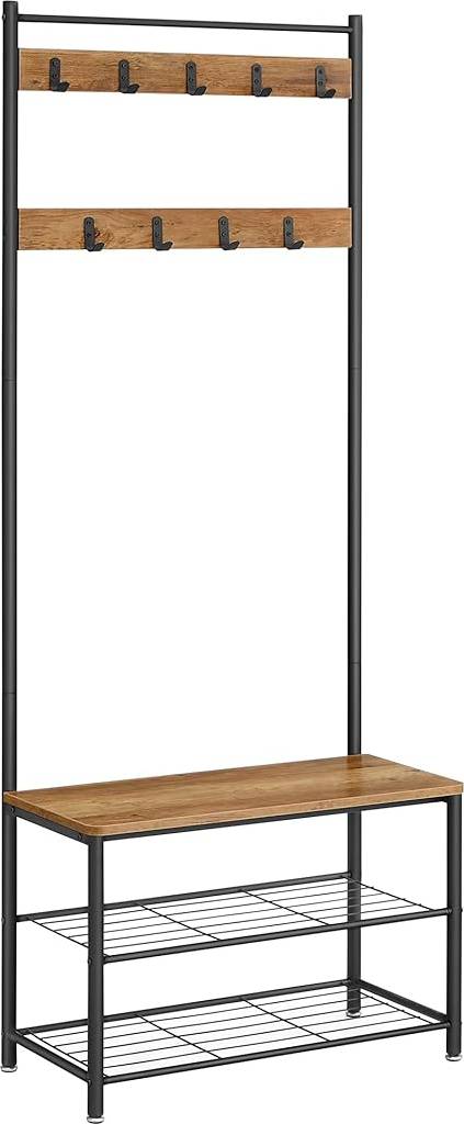 Vasagle Hall Tree Clothes Rack 70x177cm