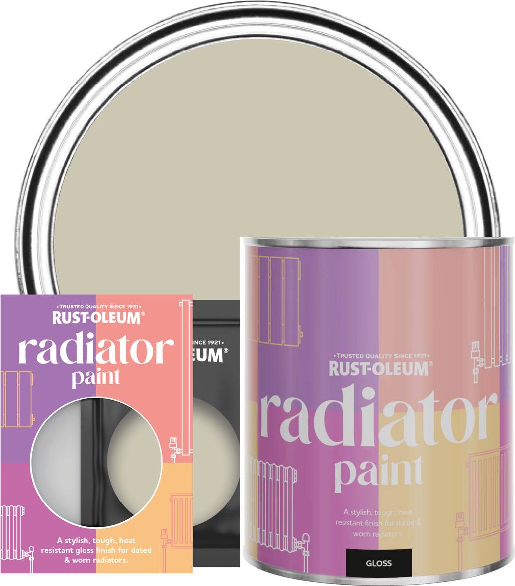 Rust-Oleum Radiator Gloss Half Wall Paint, Radiator Paint 0.75L