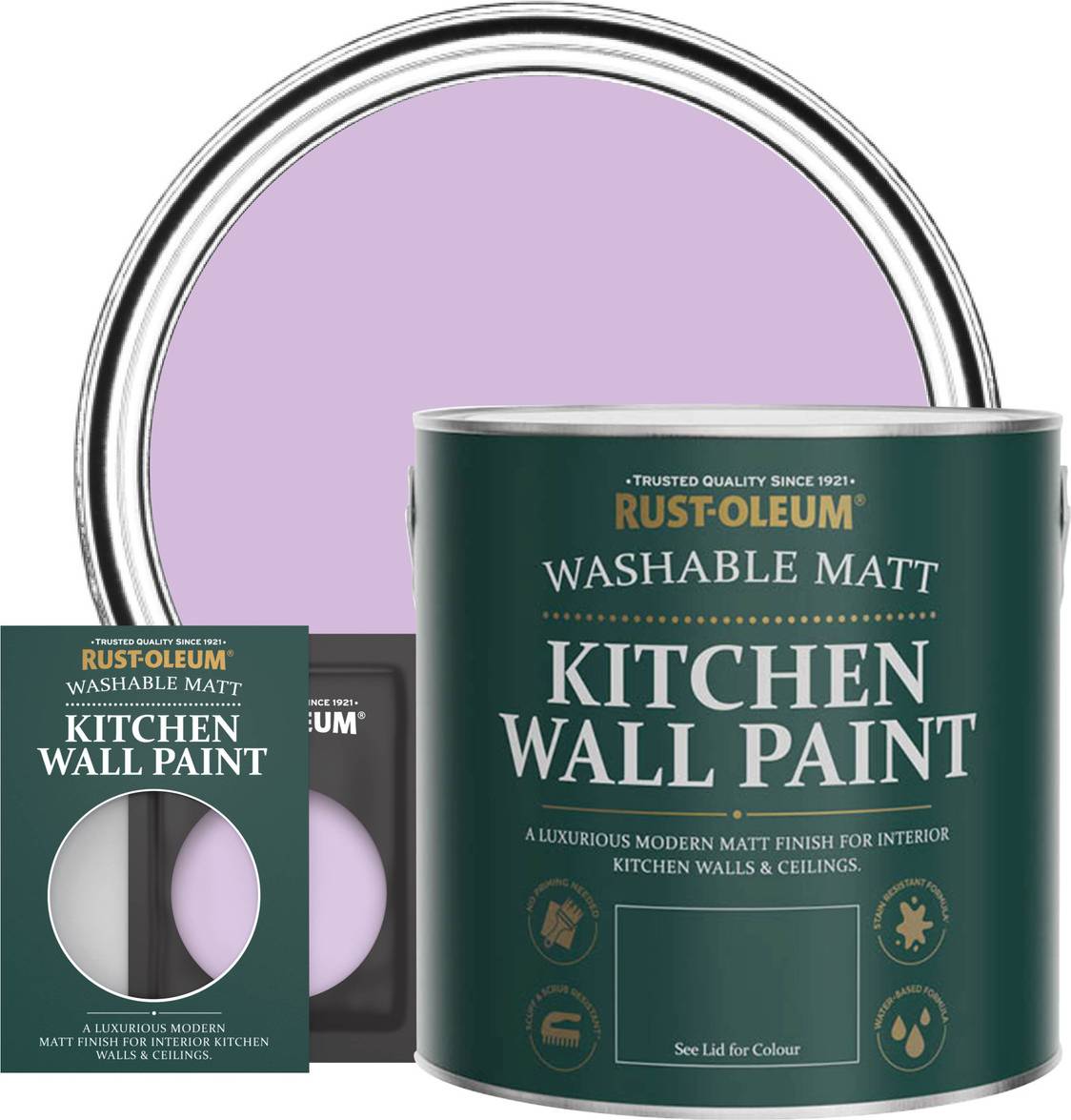 Rust-Oleum Violet Macaroon Kitchen