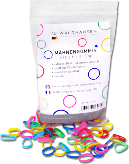 Extra Wide Mane Elastic - Multicolore